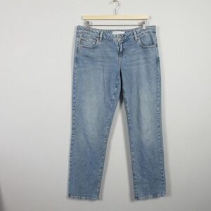 Garage Denim Low Rise Straight Leg Jeans Women 11 Blue Cotton Contemporary 626